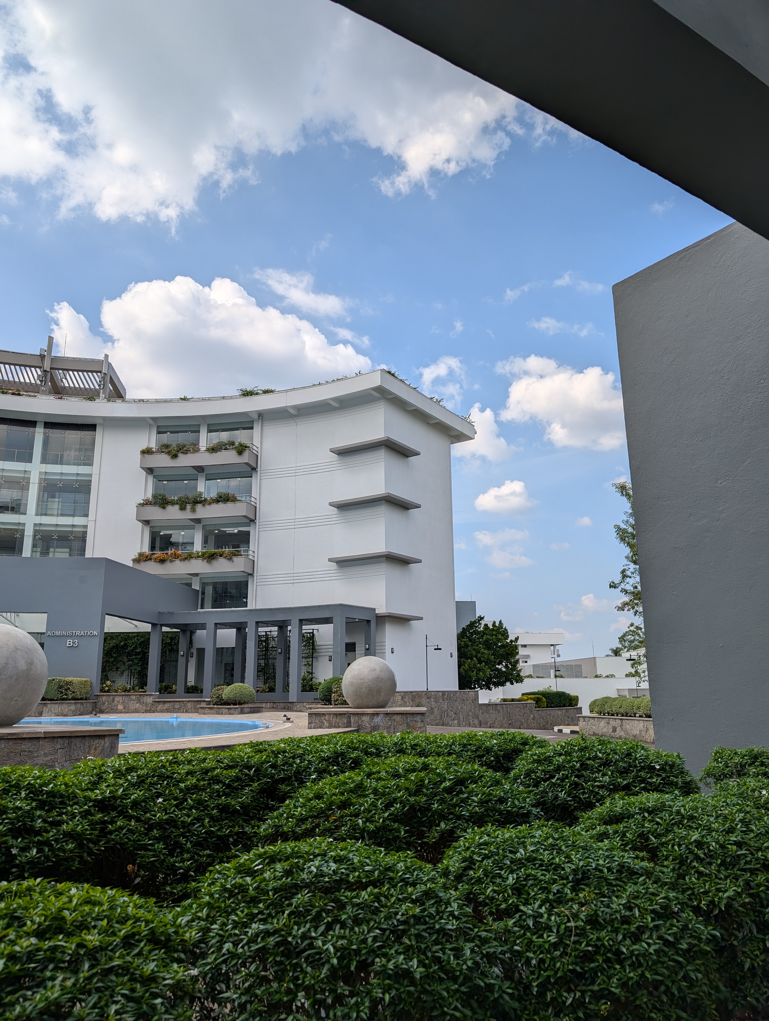 Administration building at NSBM University